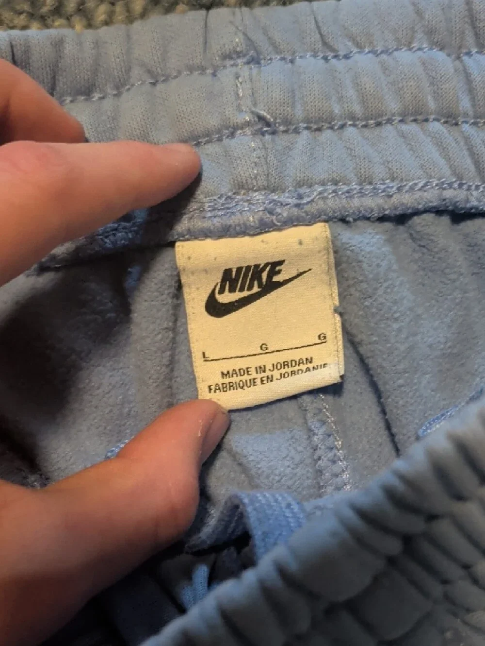 Nike Light Blue Hoodie and Joggers Set - Picture 3 of 3